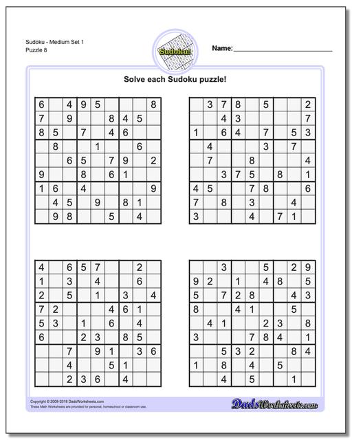 sudoku medium