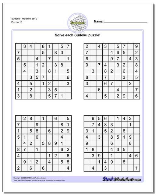 sudoku medium