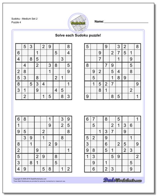 sudoku medium