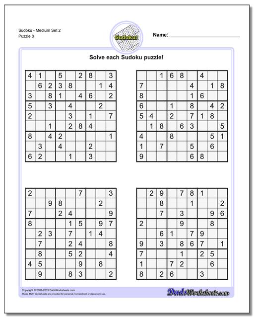 sudoku medium