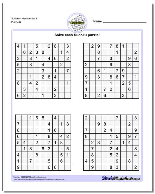 sudoku medium