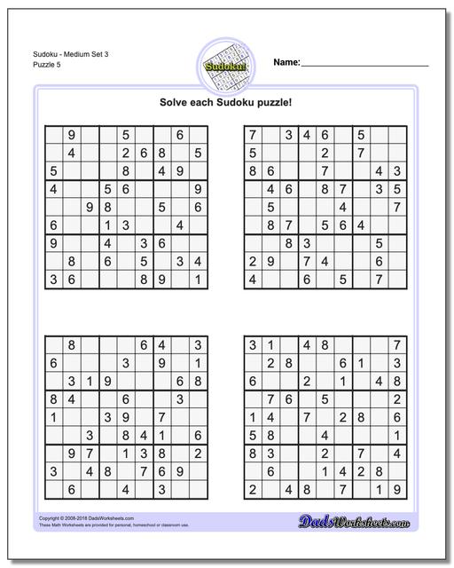 sudoku medium