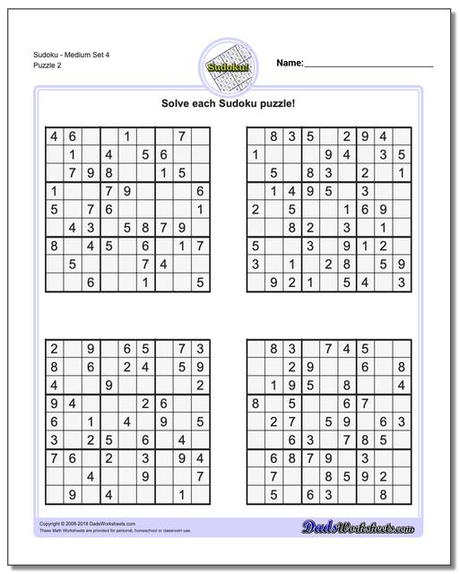 sudoku medium