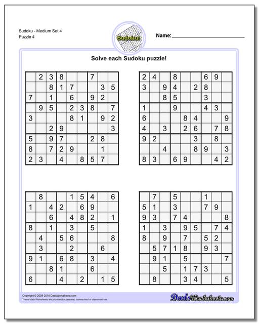 sudoku medium