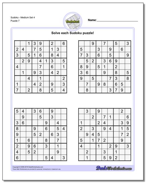 Sudoku Medium Sudoku Medium