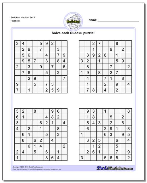 sudoku medium