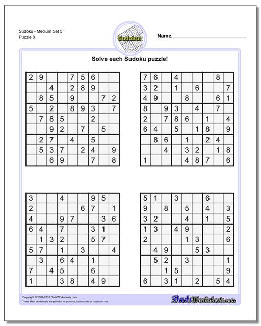 sudoku medium