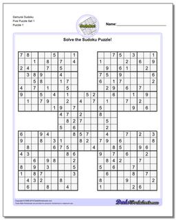 Free Printable Medium Sudoku with the Answer #5270