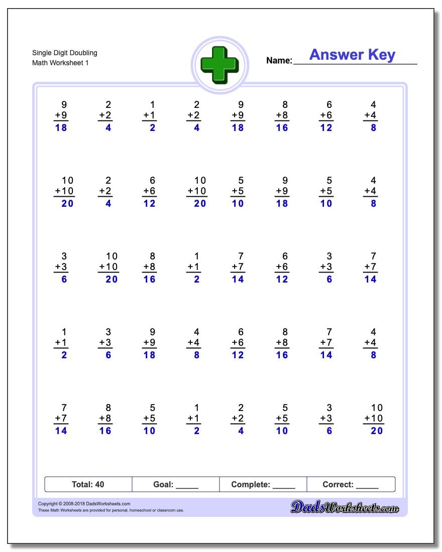 Math worksheets negative numbers