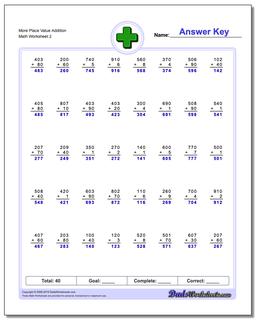 Addition Worksheets