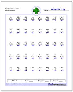 Addition Worksheets