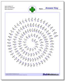 Spiral Addition ST Math Fact Worksheet /worksheets/addition.html