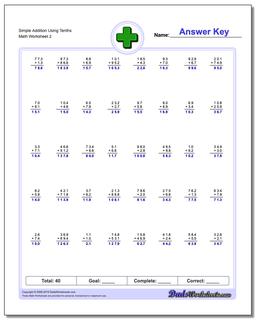 Addition Worksheets