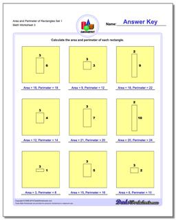Basic Geometry: Area and Perimeter of Rectangles Basic Geometry: Area and Perimeter of Rectangles