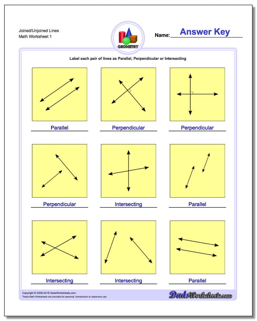 Parallel, Perpendicular, Intersecting