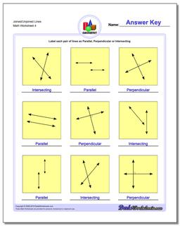 Joined/Unjoined Lines Worksheet