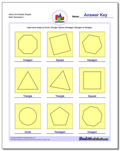 Printable Basic Shapes Chart