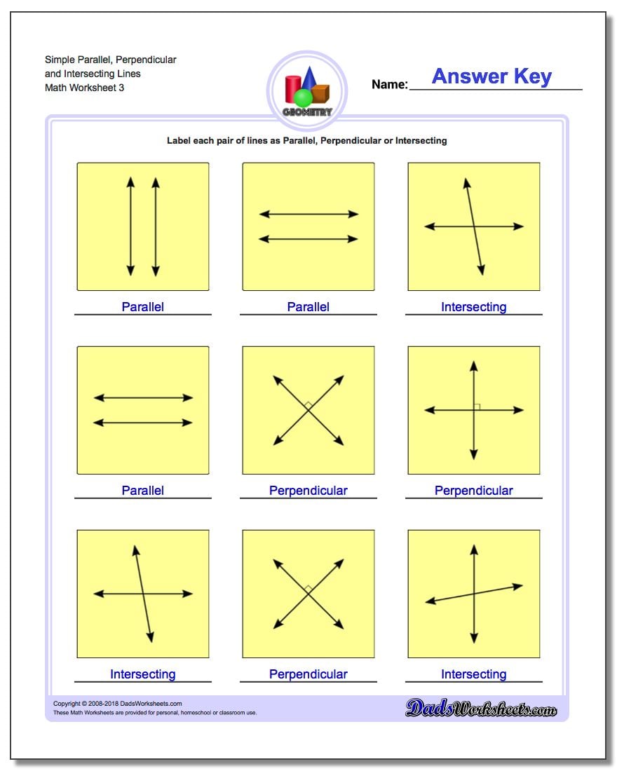 Parallel, Perpendicular, Intersecting