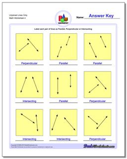 Unjoined Lines Only Worksheet