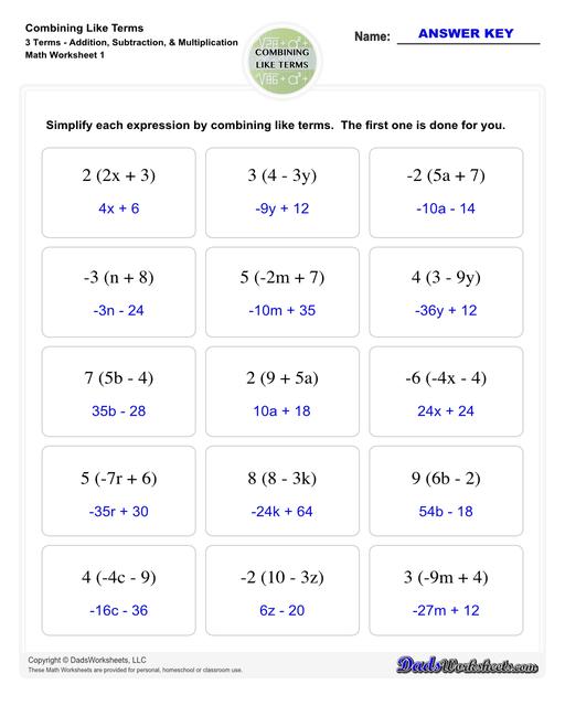 Addition Worksheets