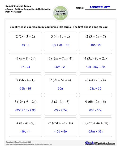 Addition Worksheets