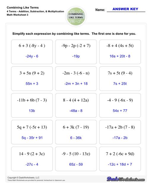 Addition Worksheets