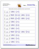 Comparing Fractions: Unlike Denominators