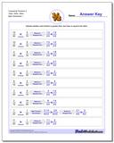 Comparing Fractions: Unlike Denominators