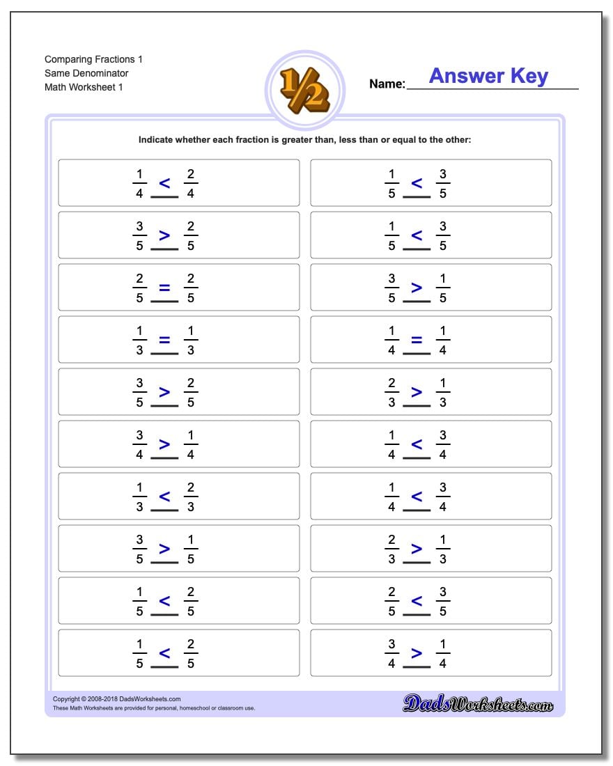 Math Worksheets