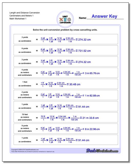 Customary and Metric