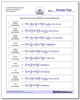 Length and Distance Conversion Worksheet Centimeters and Meters 2 /worksheets/customary-and-metric.html