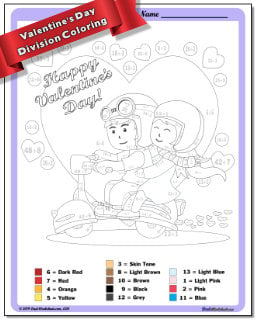 Division Color By Number