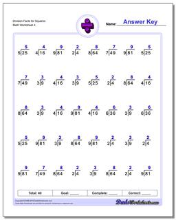 Division Worksheets