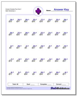 Division Worksheet Doubles Plus One 3 /worksheets/division.html