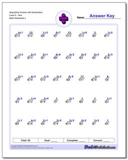 Division Worksheets