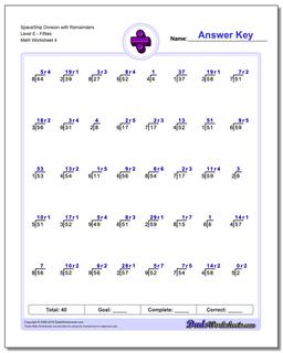 Division Worksheets