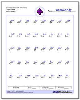 Division Worksheets