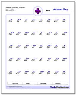 Division Worksheets