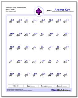 Division Worksheets