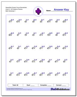 Division Worksheets