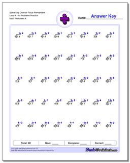 Division Worksheets