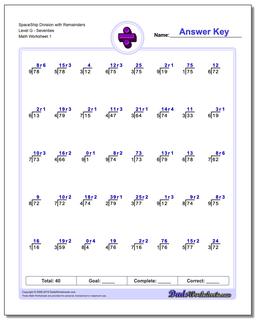 Division Worksheets