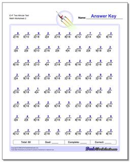 Division Worksheets