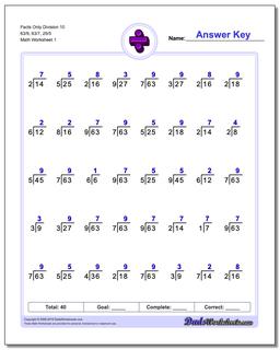 Division Worksheets