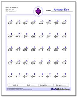 Division Worksheets