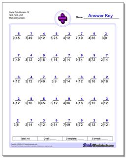 Division Worksheets