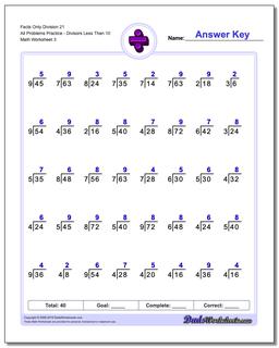 Division Worksheets