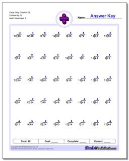 Division Worksheets