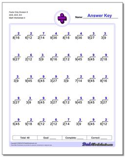 Division Worksheets