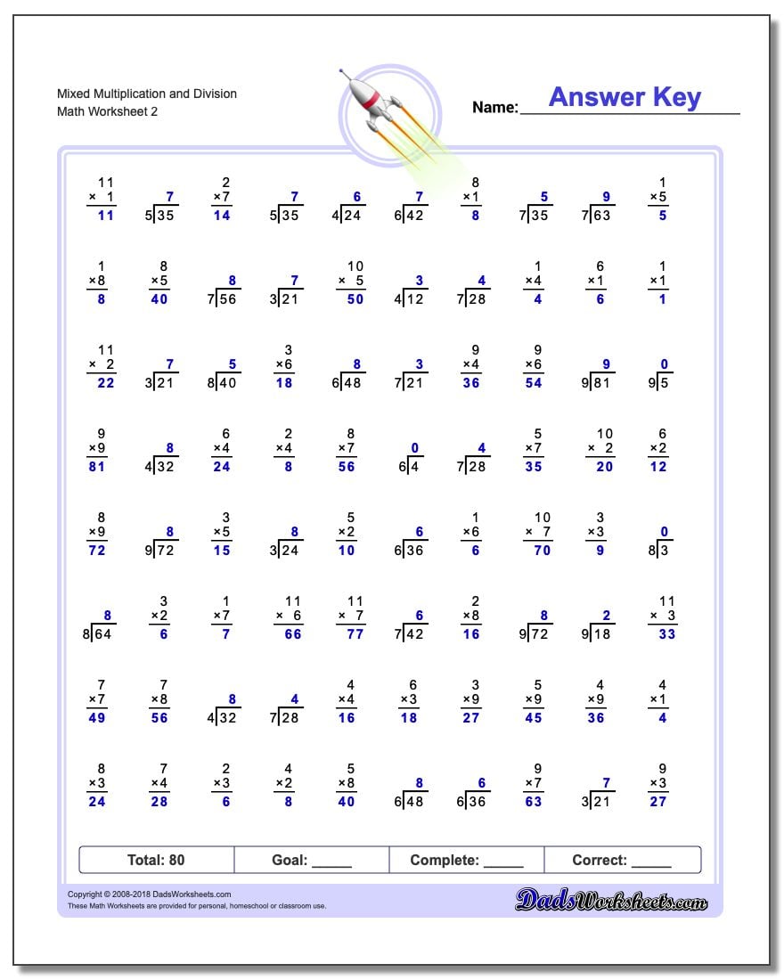 mixed multiplication and division